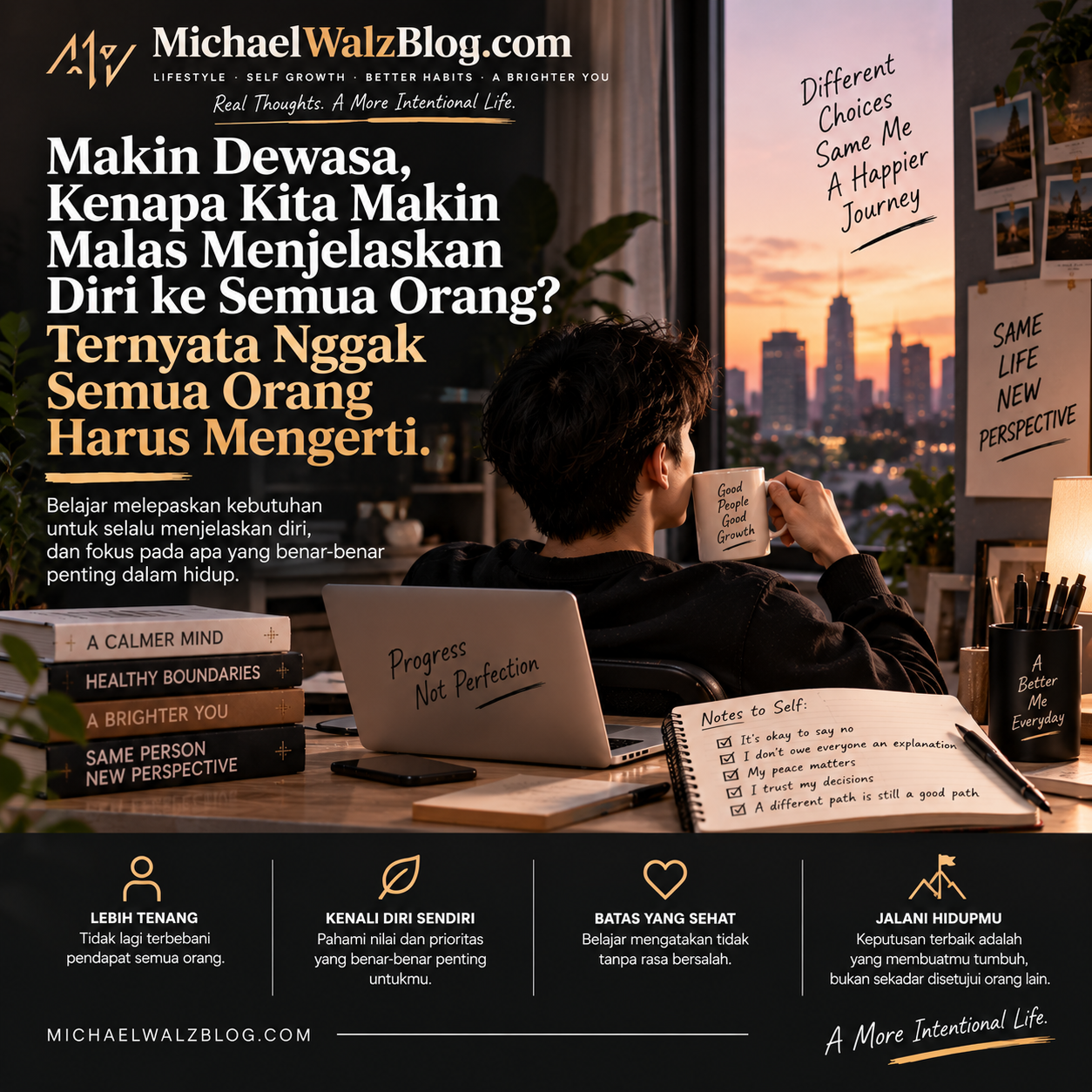 Makin Dewasa, Kenapa Kita Makin Malas Menjelaskan Diri ke Semua Orang? Ternyata Nggak Semua Orang Harus Mengerti